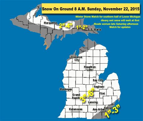 Winter storm watch: Here's timeline, latest snow forecast - mlive.com