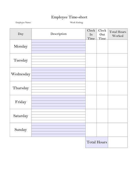 Time Management Weekly Schedule Template … | Bobbies Wish List | Weekl… - Free Printable Time ...