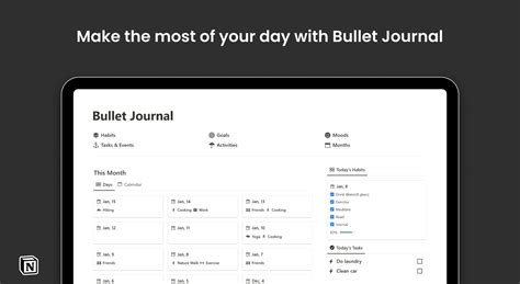 Notion Bullet Journal Template | Notionhub