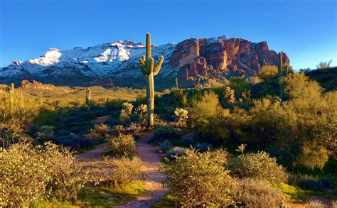 Lost Dutchman State Park, an Arizona State Park located near Apache ...