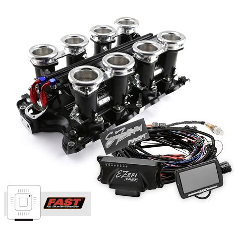 Ford BB 460 Downdraft + FAST EZ-EFI 2.0 Fuel Injection System - Black ...