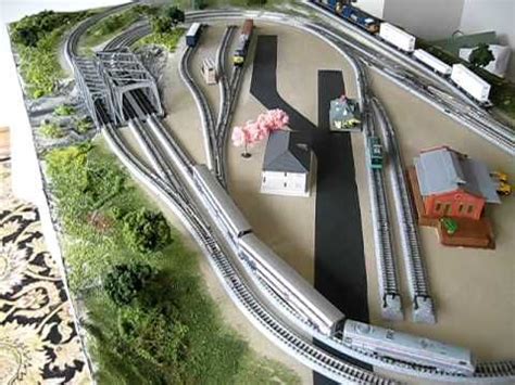 Kato N Scale Unitrack Layout in Action | N scale train layout, N scale model trains, N scale layouts