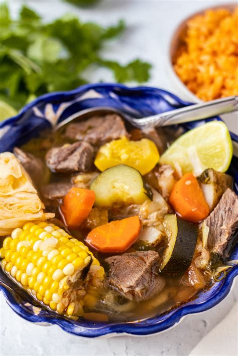 Caldo de Res (Mexican Beef Soup) - Dash of Color and Spice