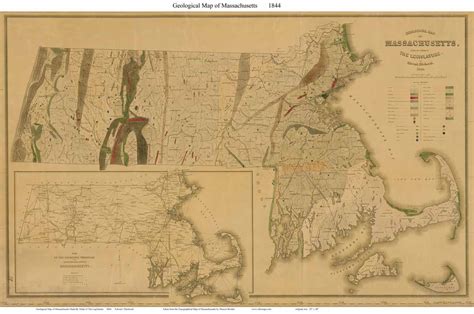 Prints of Old Massachusetts State Maps