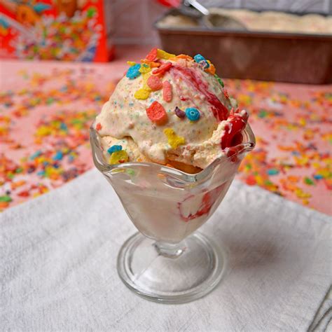 Fruity Pebbles Ice Cream - Joy to the Food