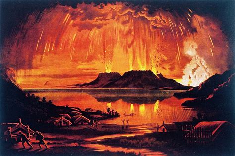 Mount Tarawera Eruption (Illustration) - World History Encyclopedia