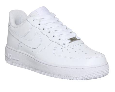 Nike Air Force 1 Leather Sneakers in White - Lyst