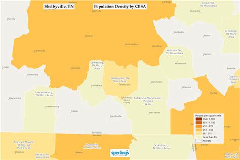 Tn Population Density Map