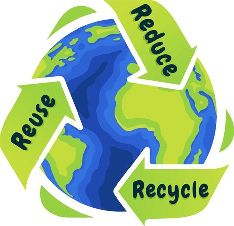 world environment day reduce reuse recycle 22210039 Vector Art at Vecteezy