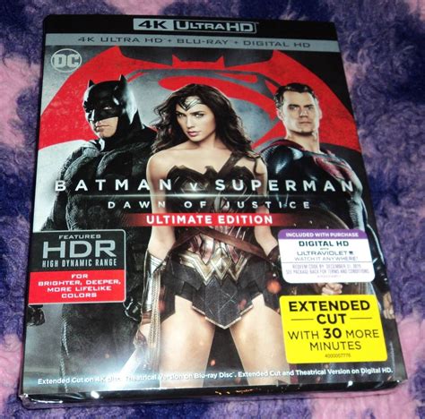 Batman Vs Superman - Bluray Ultra Hd 4k + Bluray Importado - $ 900.00 en Mercado Libre