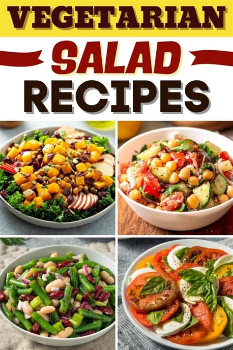 25 Best Vegetarian Salad Recipes - Insanely Good