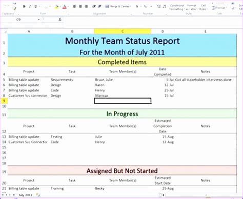 6 Project Follow Up Template Excel - Excel Templates