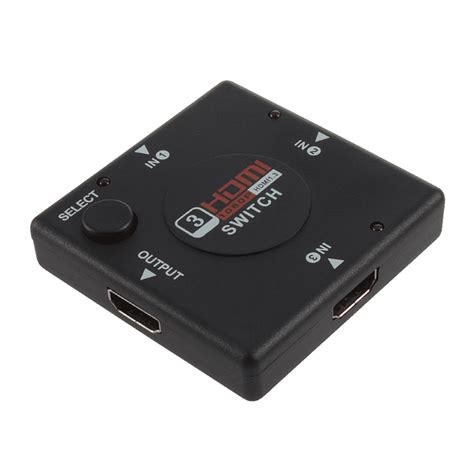 3 Port HDMI Switch Selector Splitter Hub Box