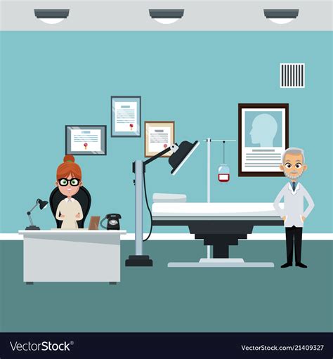 Royalty Free Doctors Office Clip Art Vector Images And Illustrations ...