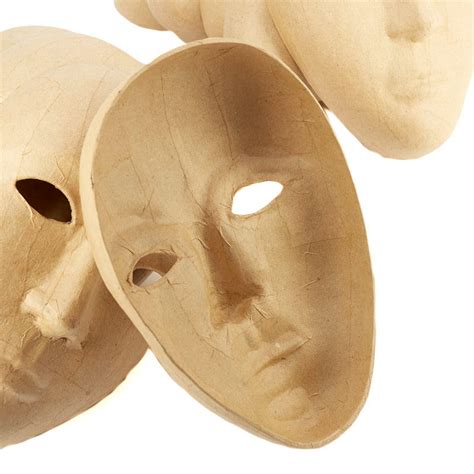 Paper Mache Masks - Paper Mache - Basic Craft Supplies - Craft Supplies - Factory Direct Craft