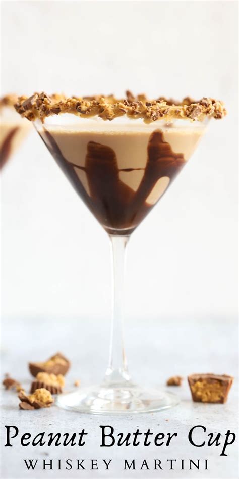 Peanut butter cup whiskey martini – Artofit