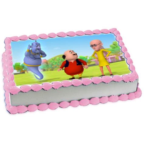 Motu Patlu Cake | Photo cake, Online cake delivery, Cartoon cake