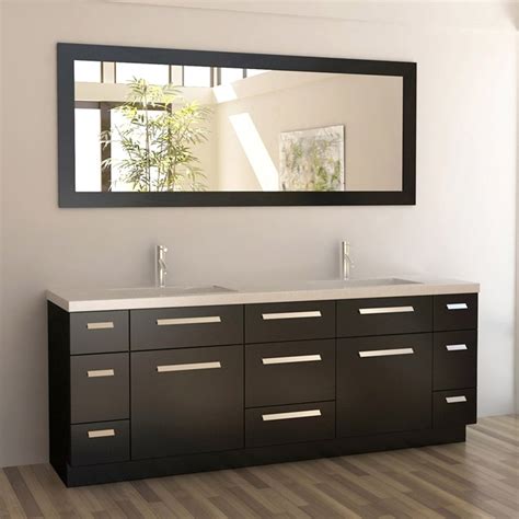 Rissa 84" Double Sink Vanity Set | Zuri Furniture