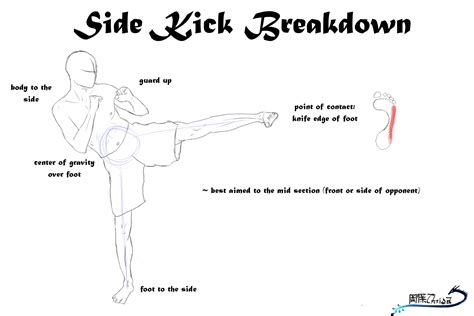 side kick breakdown Martial Arts Sparring, Karate Martial Arts, Martial Arts Workout, Mixed ...