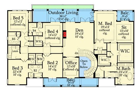 Single Story 6 Bedroom House Floor Plans - floorplans.click