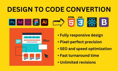 Turn your psd ,figma or xd design into a responsive html, css bootstrap by Mohammedhaida | Fiverr