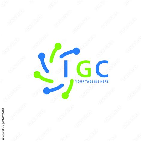 IGC logo design initial creative letter logo. IGC unique letter logo ...