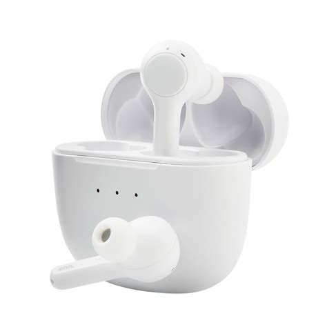 onn. Bluetooth True Wireless Headphones with Charging Case, White ...