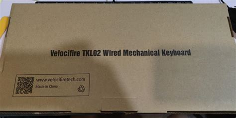 Velocifire Wired Mechanical keyboard TKL02, Computers & Tech, Parts ...