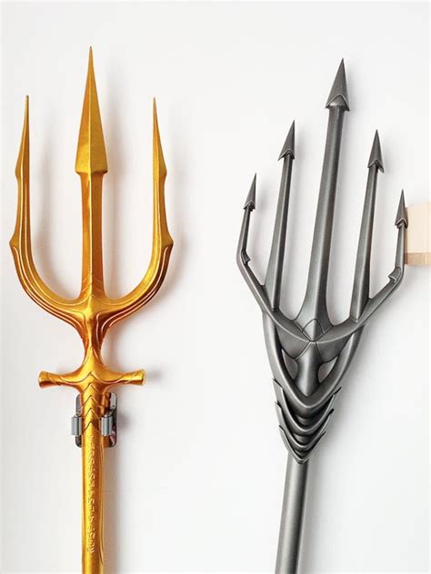 Atlanna Queen Metal Trident Aquaman mother's Silver - Etsy México