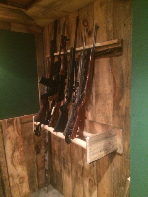 Closet gun rack plan. | Home Decor: Furniture | Pinterest | Guns, Gun storage and Woodworking