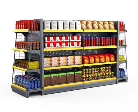 Grocery Store Shelf - Grocery Store Shop Display Shelving Gondola ...