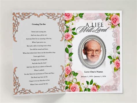 Funeral Program Template Doc | Master Template