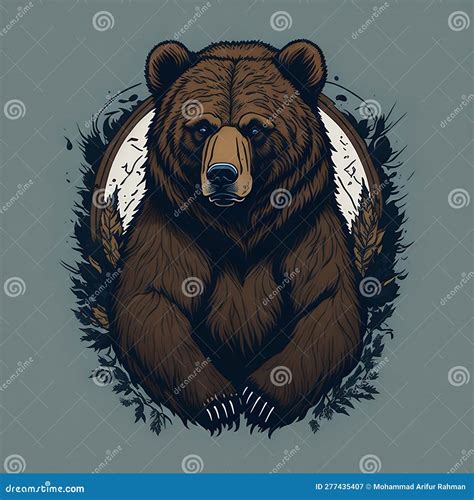 Bear Vector Illustration, Brown Bear Stock Vector - Illustration of ...