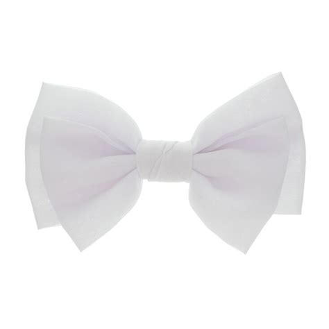 Large White Bow Hair Clip | Claire's