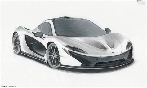 Mclaren Drawing, Pencil, Sketch, Colorful, Realistic Art Images | Drawing Skill