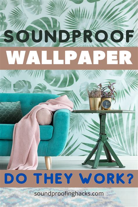 Soundproof wallpaper: Do they work? | Soundproof wallpaper, Sound ...