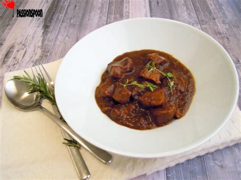 Flemish beef and beer stew; Belgian food - PassionSpoon recipes