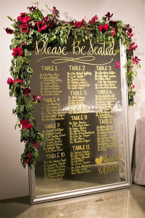 30 Most Popular Seating Chart Ideas for Your Wedding Day | Mirror ...