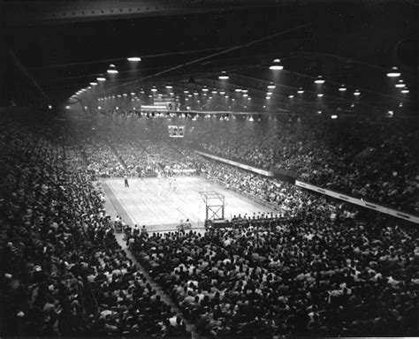 reynolds coliseum | Reynolds Coliseum during a game in the 1950s ...