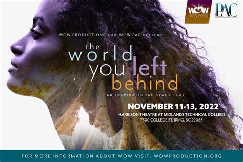 WOW Productions' "The World You Left Behind" at the Harbison Theatre