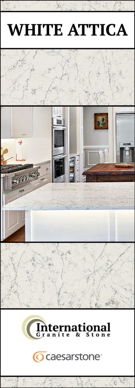 White Attica Caesarstone Quartz | Countertops, Cost, Reviews