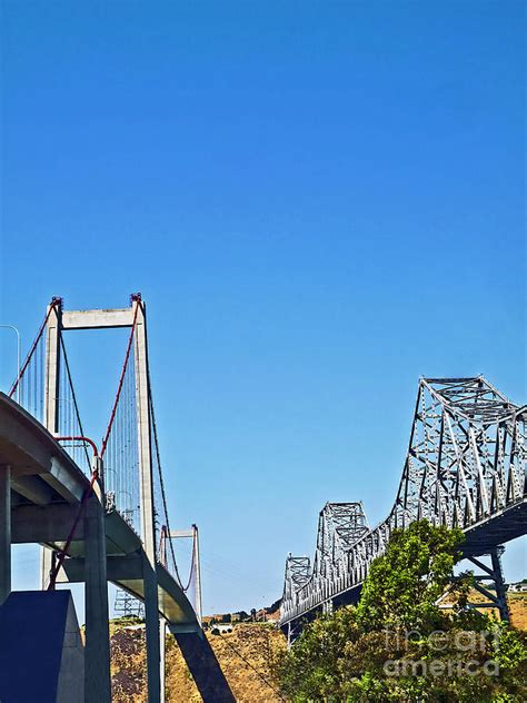 Carquinez bridge CROCKETT013 Photograph by Howard Stapleton - Fine Art America