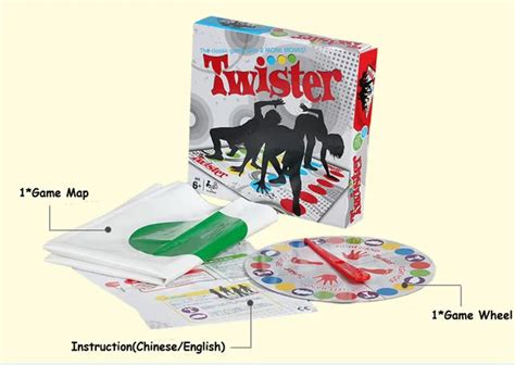 2018 Funny Twister Game Board Game That Ties You Up In Knots For Family Friend Party Fun Twister ...