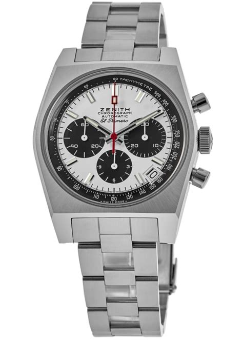 Zenith Chronomaster Revival El Primero A384 White Dial Steel Men's Watch 03.A384.400/21.M384