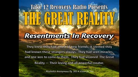 Resentments In Recovery - YouTube