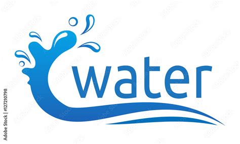 water splash logo design Stock Vector | Adobe Stock