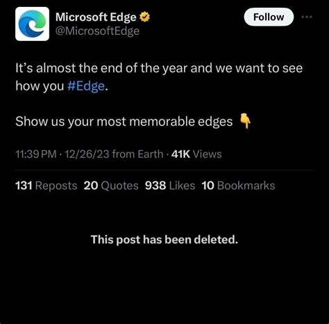 Microsoft tweet fail | Edging / Edge | Know Your Meme