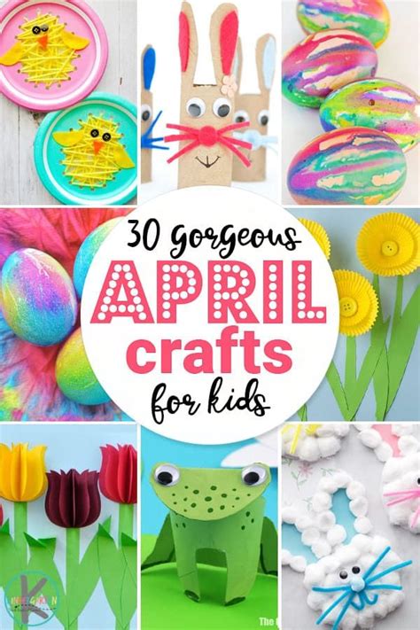 30 gorgeous April Crafts for Kids - so many fun, unique and creative april themed crafts ...