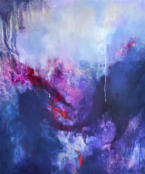 Daily Painters Abstract Gallery: Blue Rain 4 Original Abstract Painting ...