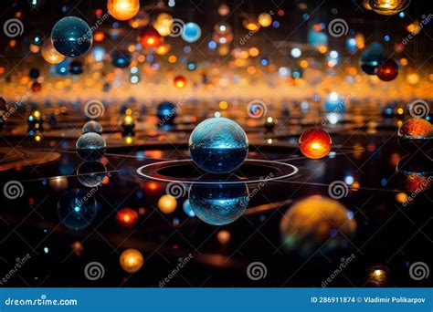 The Exploration of the Multiverse Theory Stock Illustration ...